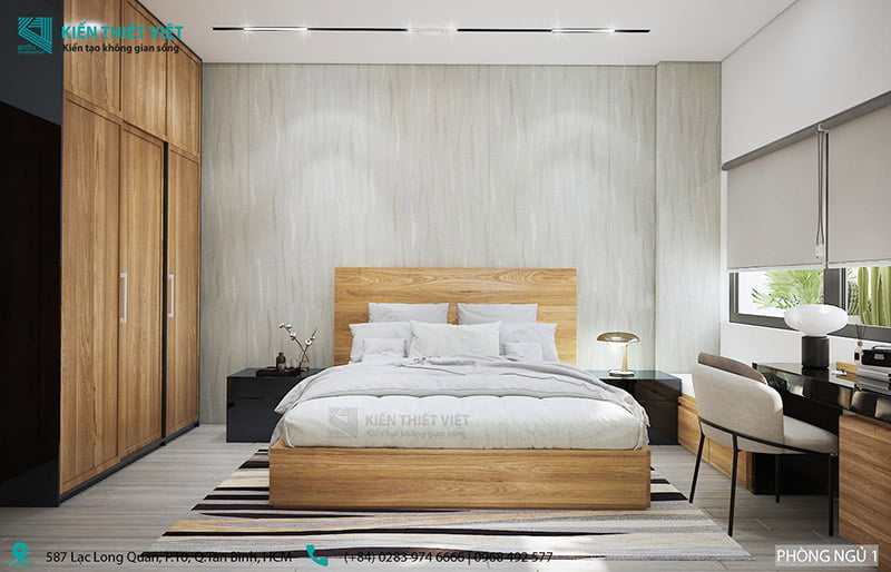 Thiết kế phòng ngủ nhà anh Long