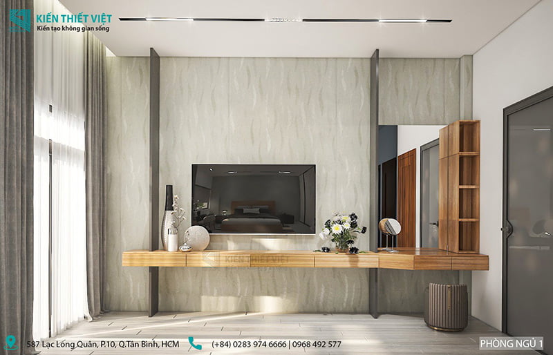 Thiết kế phòng ngủ nhà anh Long