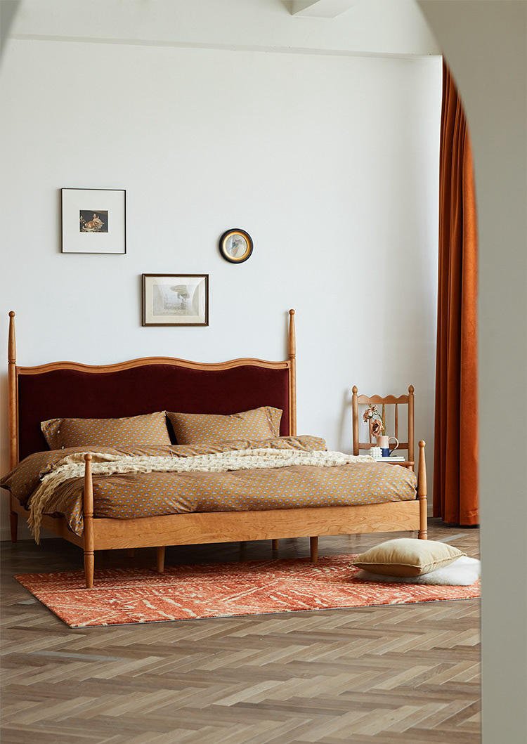 mẫu thiết kế phòng ngủ phong cách vintage