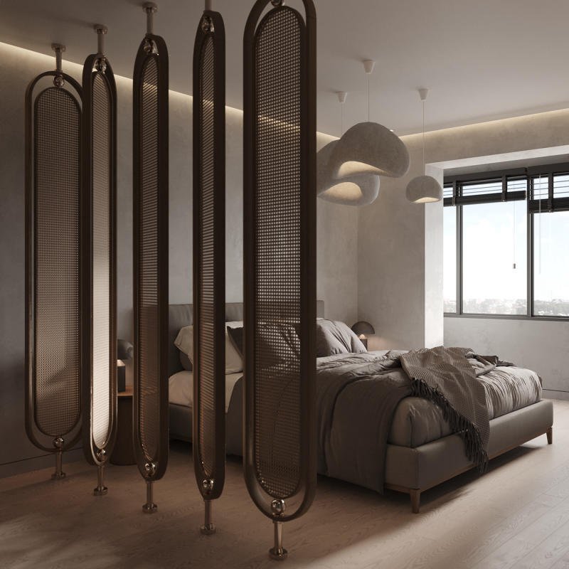 mẫu thiết kế nội thất phòng ngủ phong cách tối giản