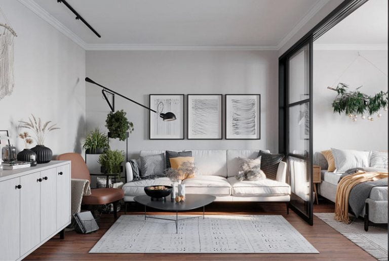 Mẫu thiết kế nội thất phong cách Scandinavian (Bắc Âu)