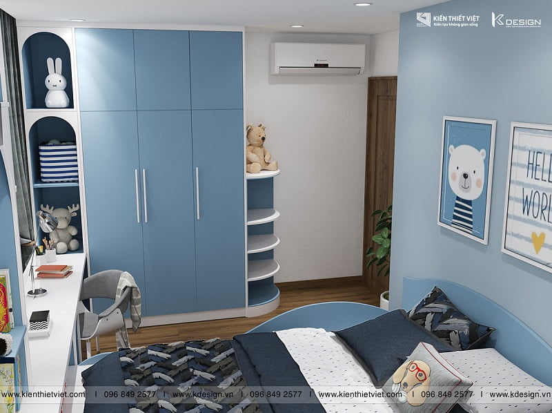 mẫu thiết kế phòng ngủ nhà anh sơn