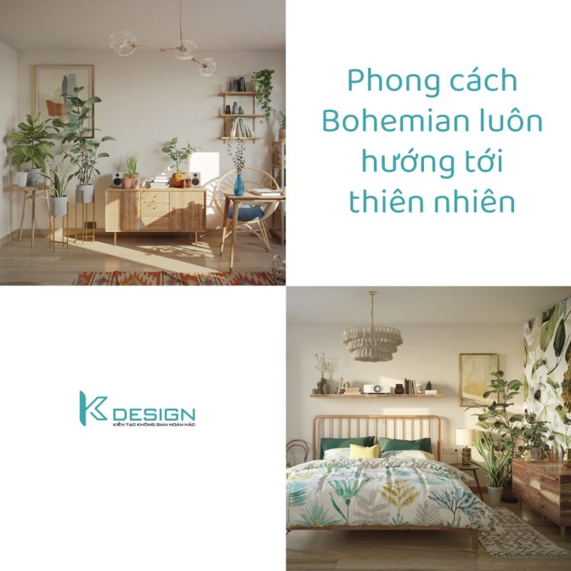 đặc điểm phong cách boho