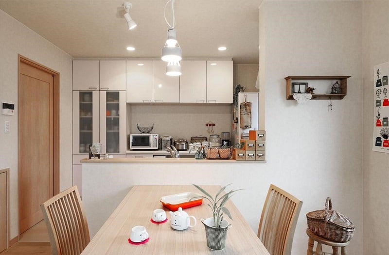 thiết kế nội thất phòng bếp căn hộ chung cư Ascent Graden Homes quận 7