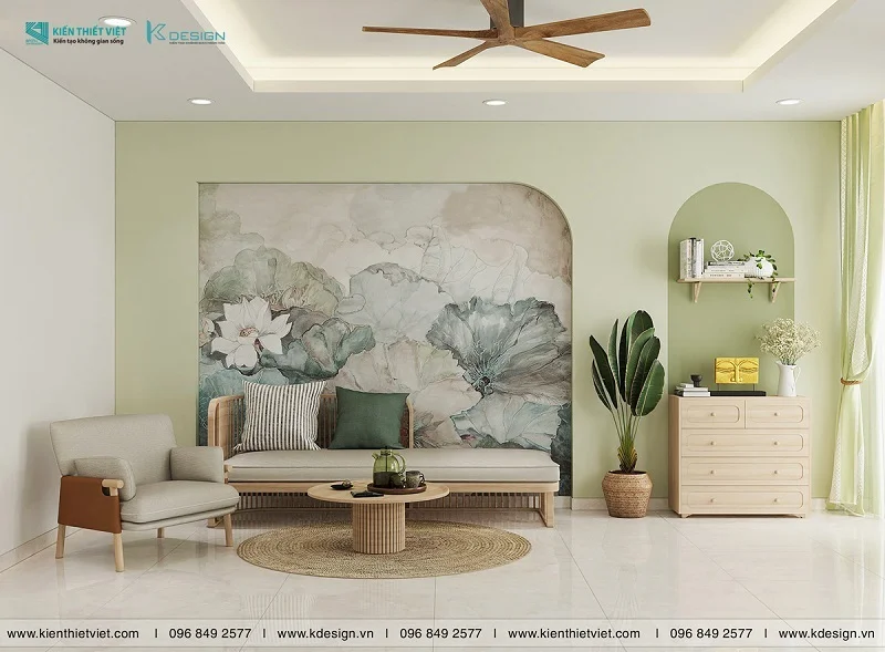 50+ Mẫu giấy dán tường phòng khách đẹp, đa dạng phong cách - KDesign