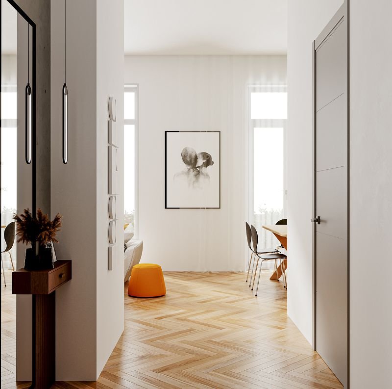 Sàn gỗ là sự lựa chọn tuyệt vời tạo nên không gian ấm cúng