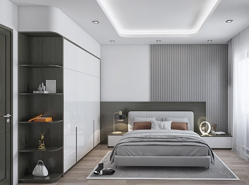 mẫu thiết kế phòng ngủ phong cách hiện đại