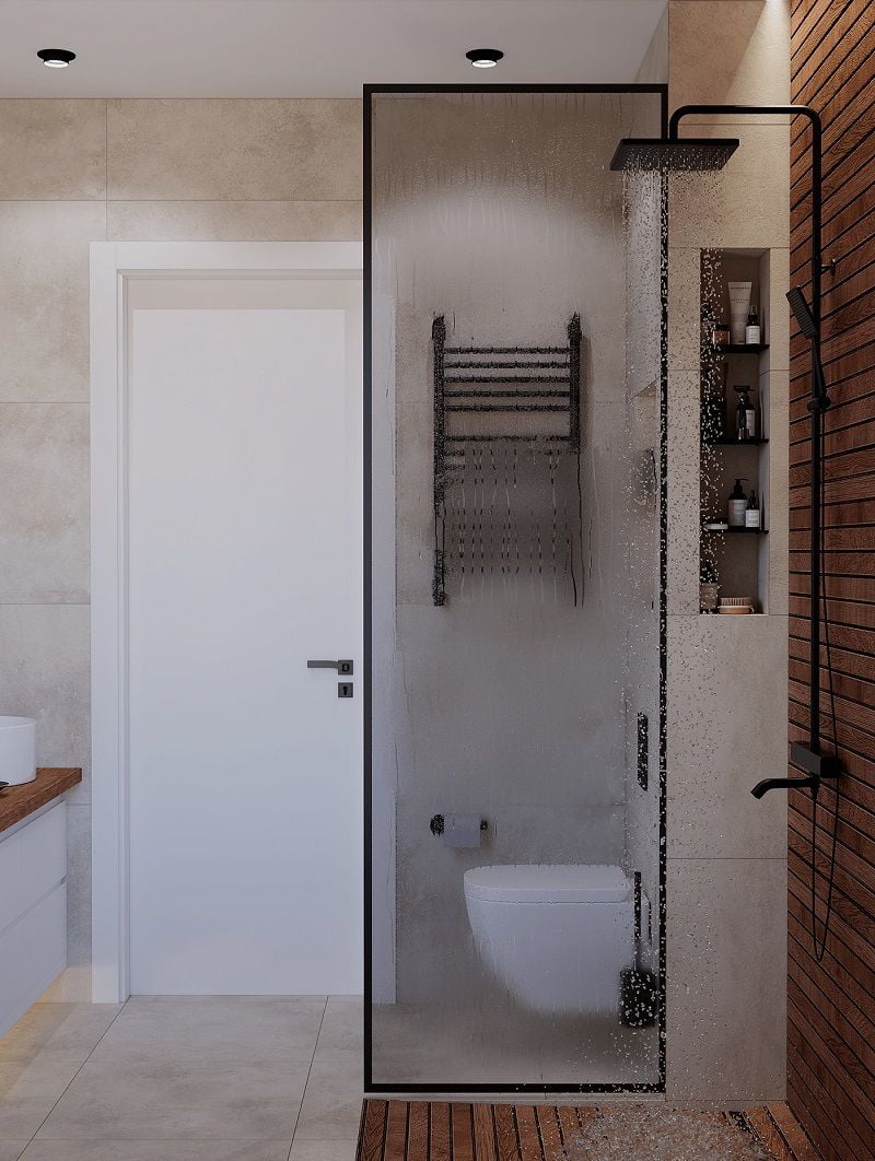 mẫu thiết kế phòng tắm có diện tích nhỏ