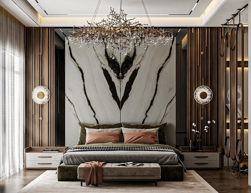 mẫu thiết kế phòng ngủ luxury