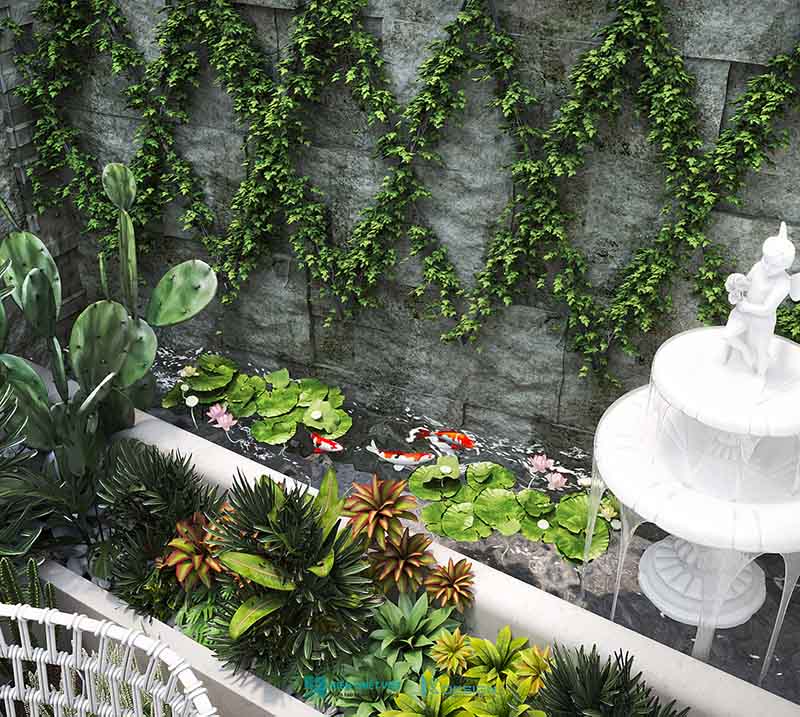 Thiết kế nhà phố thoáng đãng ngập tràn cây xanh