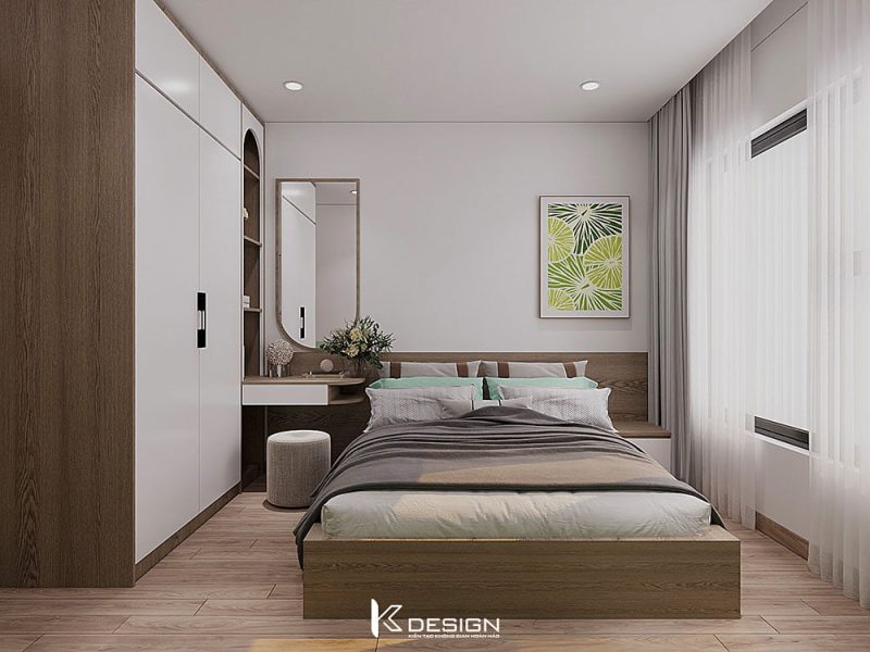 Thiết kế nội thất căn hộ Vinhomes 2 phòng ngủ