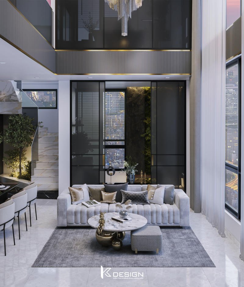 Thiết kế nội thất penthouse ecogreen