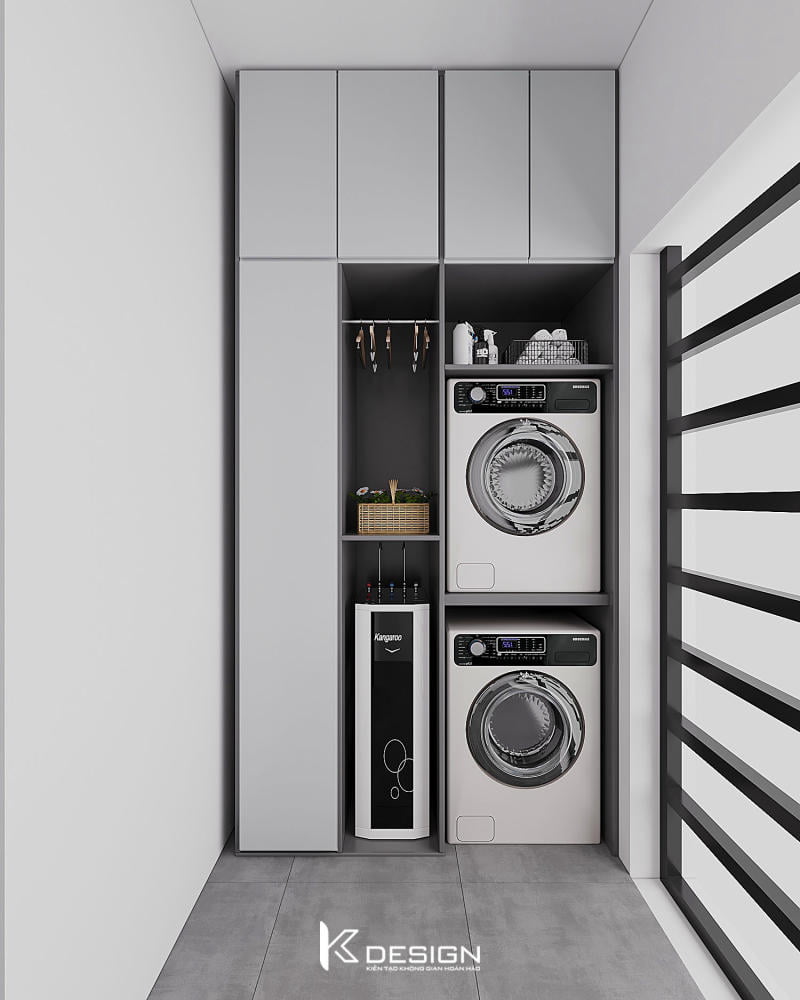 Thiết kế phòng giặt căn hộ Akari City 3 phòng ngủ