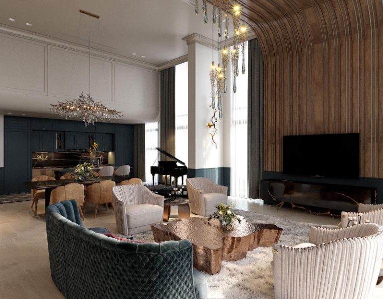 50+ mẫu thiết kế nội thất penthouse sang trọng và thượng lựu