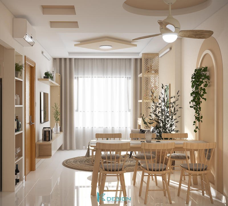 Thiết kế nội thất chung cư Saigonres chị Thảo