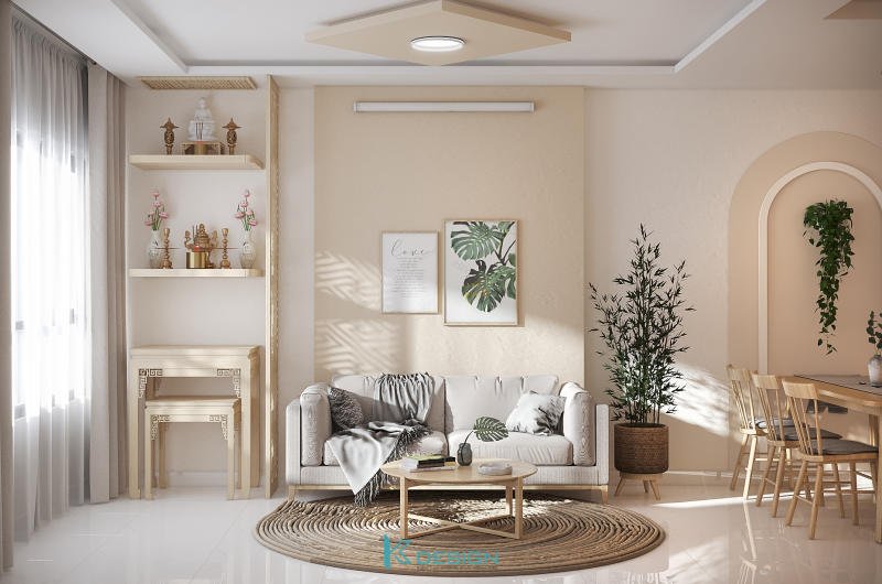 Thiết kế nội thất chung cư Saigonres chị Thảo