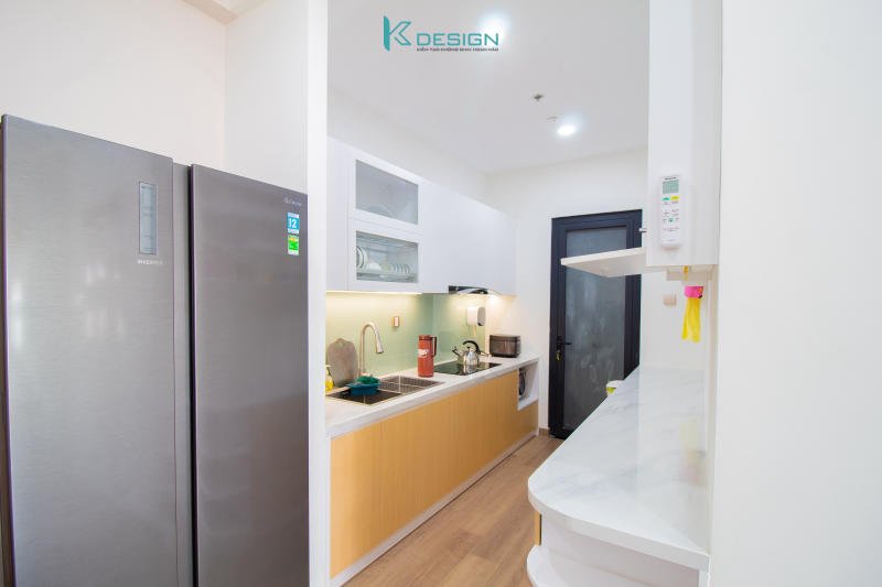 Nội thất căn hộ 2 phòng ngủ cii tower anh Sơn phòng bếp