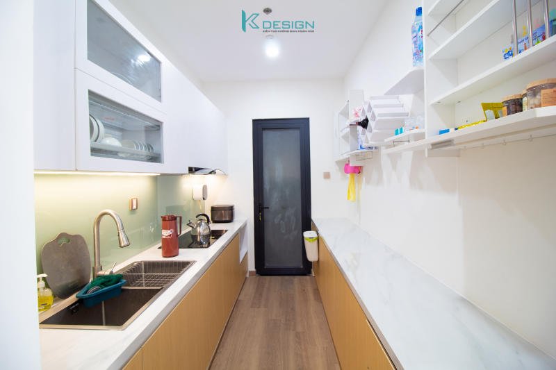 Nội thất căn hộ 2 phòng ngủ cii tower anh Sơn phòng bếp