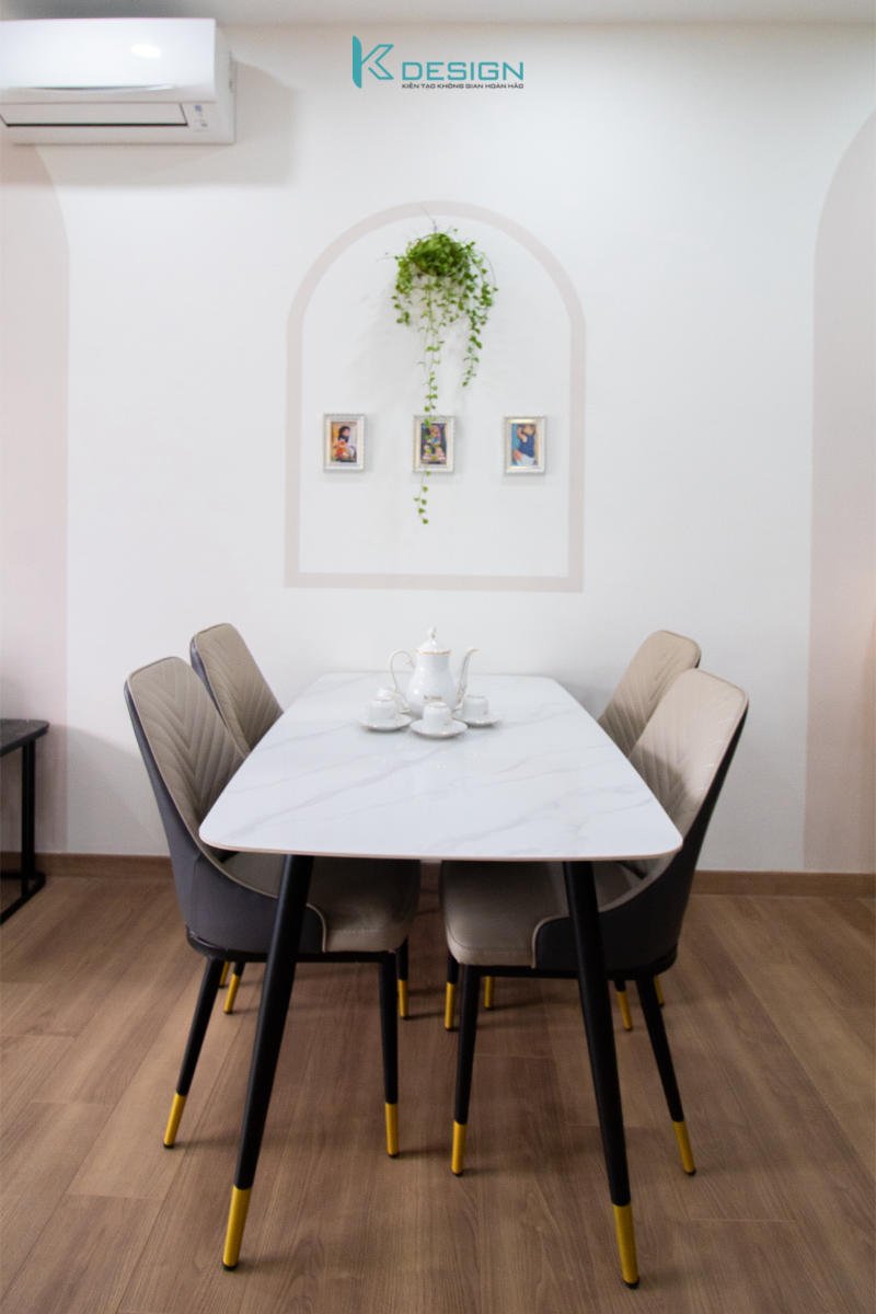 Nội thất căn hộ 2 phòng ngủ cii tower anh Sơn phòng bếp