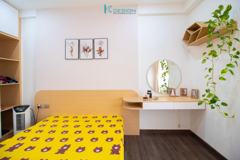 Nội thất căn hộ 2 phòng ngủ cii tower anh Sơn phòng ngủ