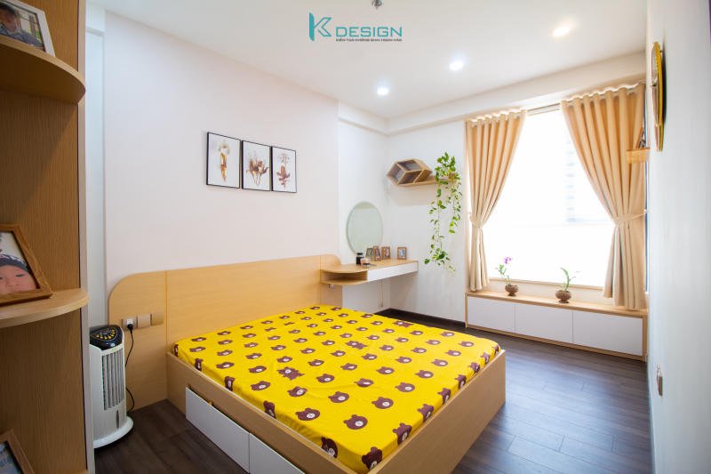 Nội thất căn hộ 2 phòng ngủ cii tower anh Sơn phòng ngủ