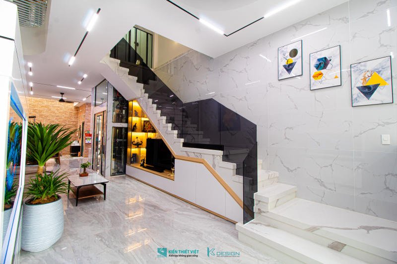 Bàn giao công trình nội thất nhà phố hiện đại anh Hoàng Tân Phú