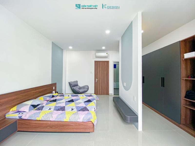 Thiết kế nội thất phòng ngủ nhà phố anh An quận Bình Tân