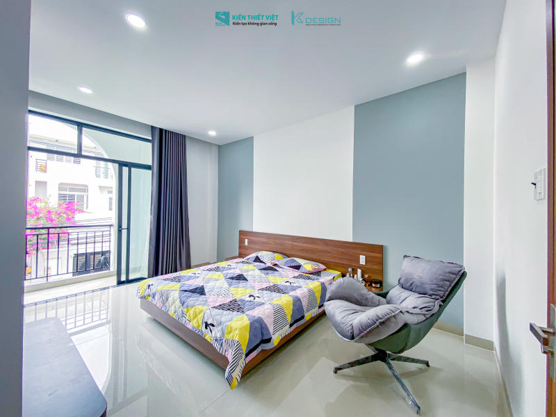 Thiết kế nội thất phòng ngủ nhà phố anh An quận Bình Tân