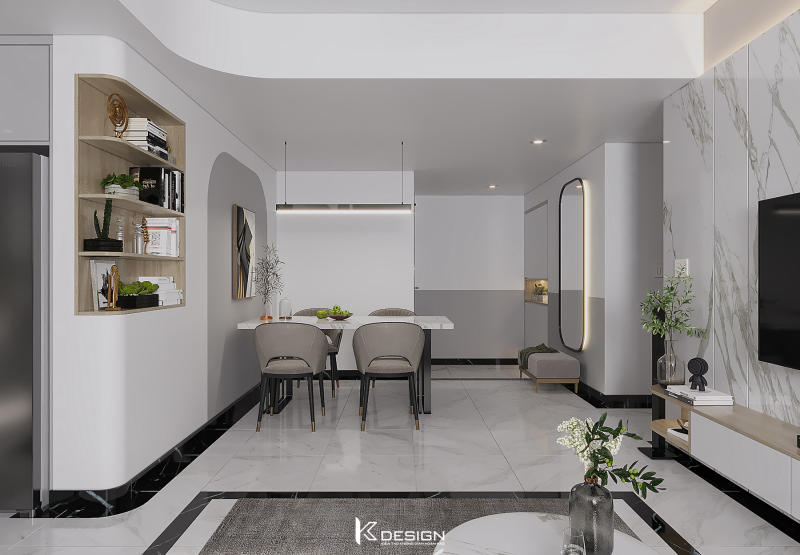 Thiết kế nội thất căn hộ Sunrise city quận 7 anh Đức