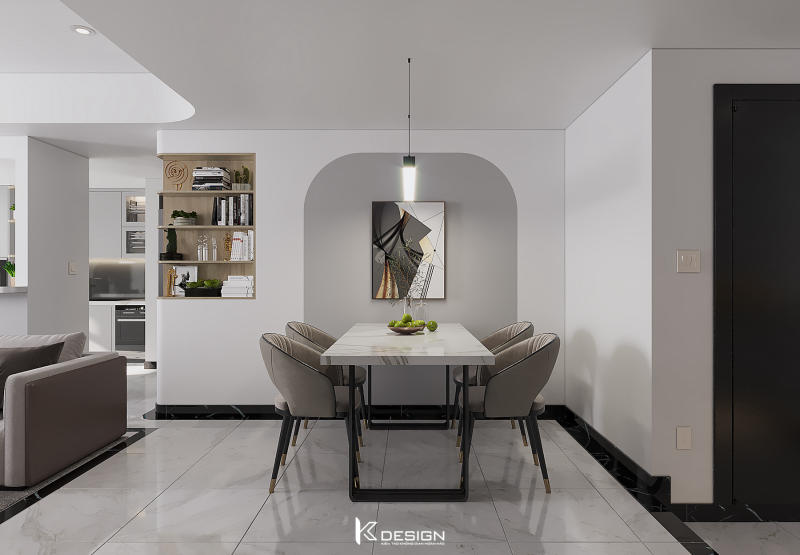 Thiết kế nội thất căn hộ Sunrise city quận 7 anh Đức