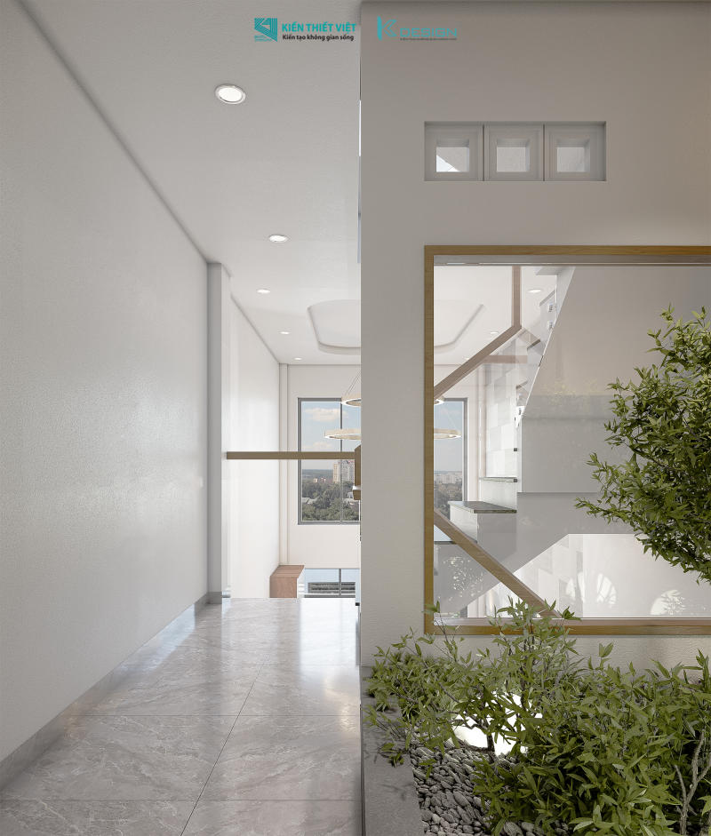 Thiết kế nội thất phòng khách nhà phố anh Đức quận 10