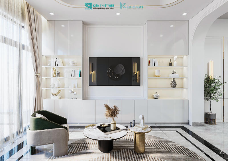 Thiết kế nội thất nhà phố hiện đại chị Thùy quận 11