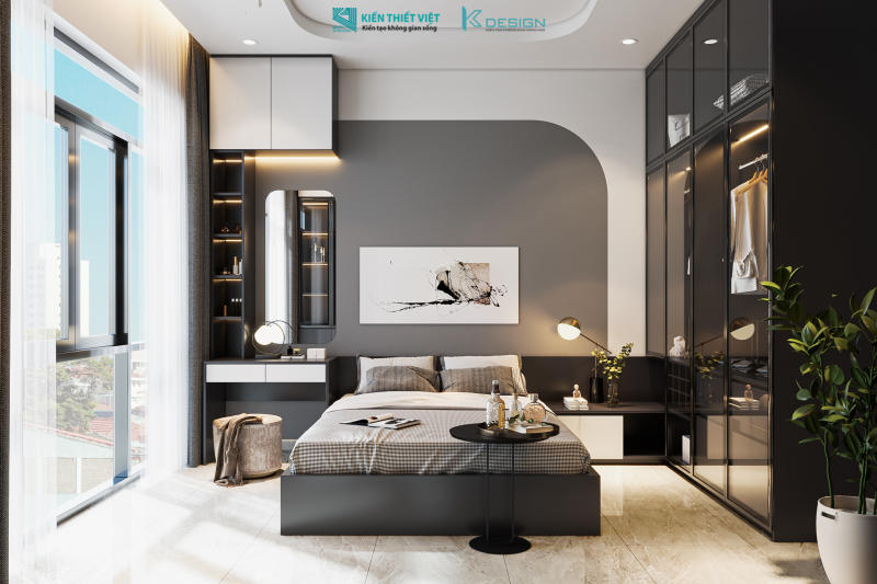 Thiết kế nội thất nhà phố hiện đại chị Thùy quận 11