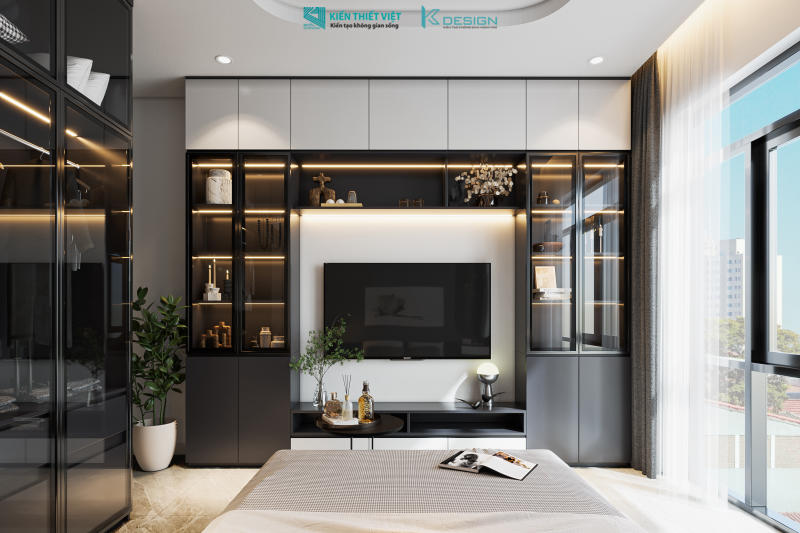 Thiết kế nội thất nhà phố hiện đại chị Thùy quận 11