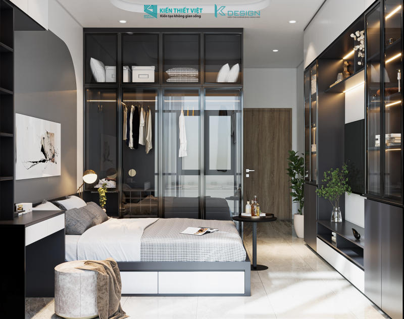 Thiết kế nội thất nhà phố hiện đại chị Thùy quận 11