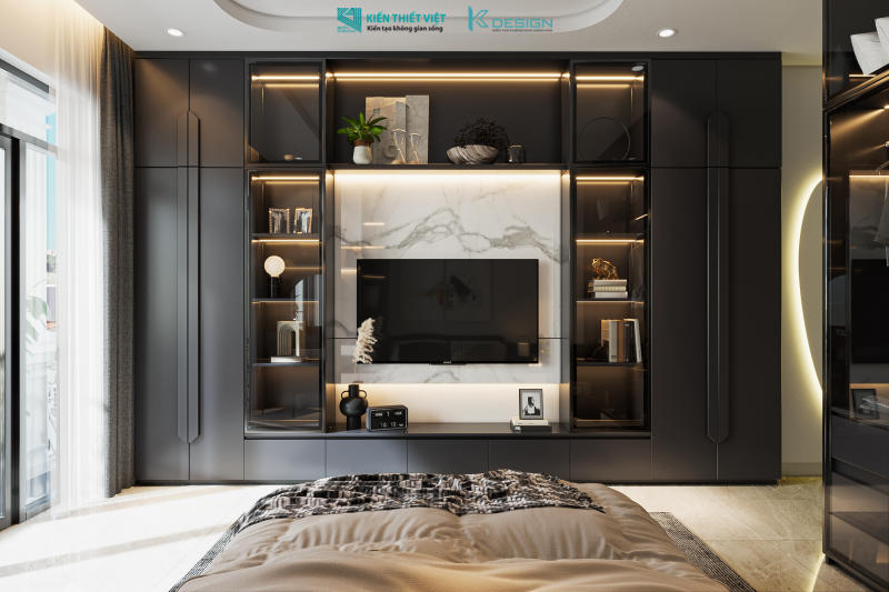 Thiết kế nội thất nhà phố hiện đại chị Thùy quận 11