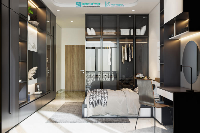 Thiết kế nội thất nhà phố hiện đại chị Thùy quận 11