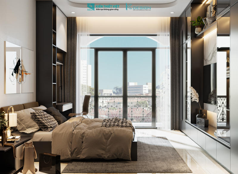 Thiết kế nội thất nhà phố hiện đại chị Thùy quận 11