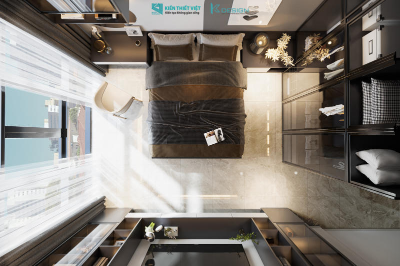 Thiết kế nội thất nhà phố hiện đại chị Thùy quận 11