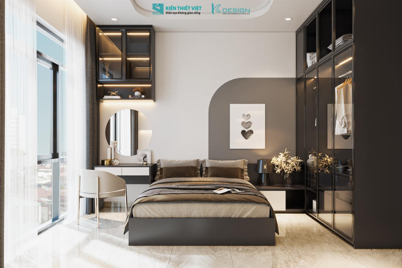 Thiết kế nội thất nhà phố hiện đại chị Thùy quận 11