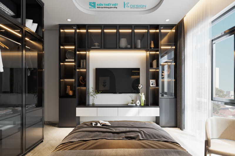 Thiết kế nội thất nhà phố hiện đại chị Thùy quận 11