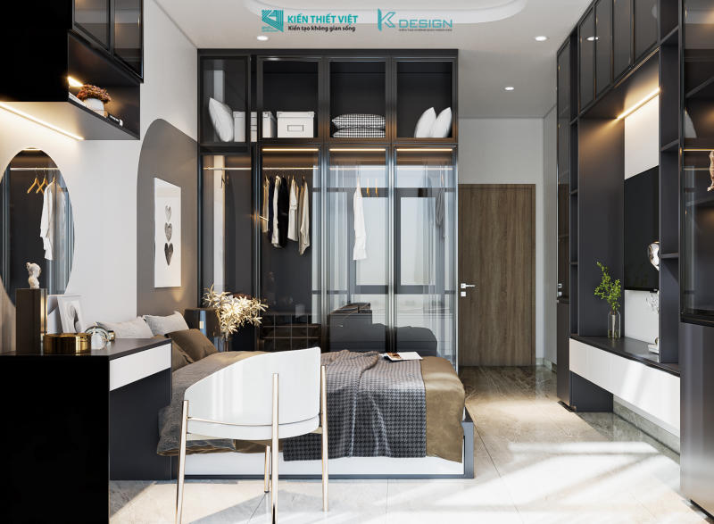 Thiết kế nội thất nhà phố hiện đại chị Thùy quận 11