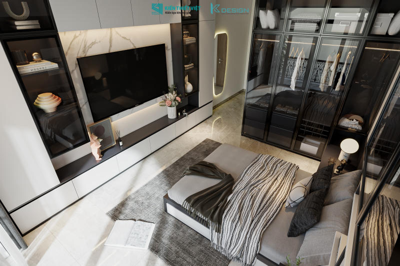 Thiết kế nội thất nhà phố hiện đại chị Thùy quận 11