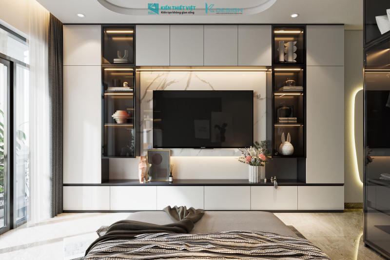 Thiết kế nội thất nhà phố hiện đại chị Thùy quận 11