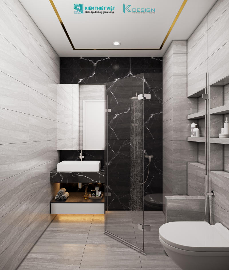 Thiết kế nội thất nhà phố hiện đại chị Thùy quận 11