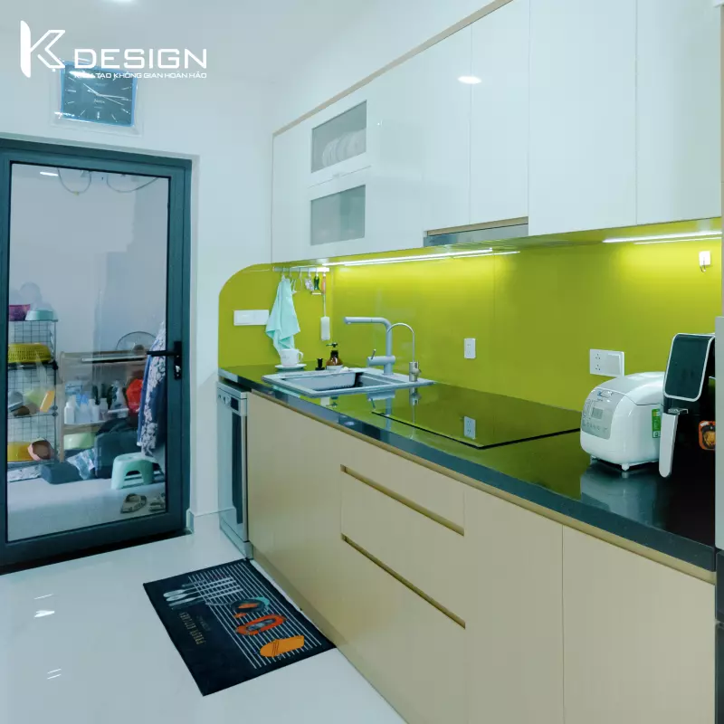 Thi công chung cư 2 phòng ngủ Diamond Alnata