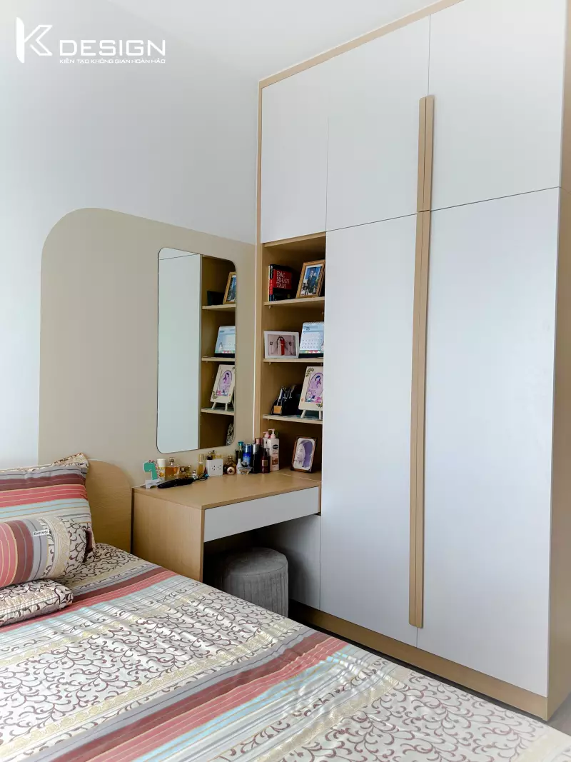 Thi công chung cư 2 phòng ngủ Diamond Alnata