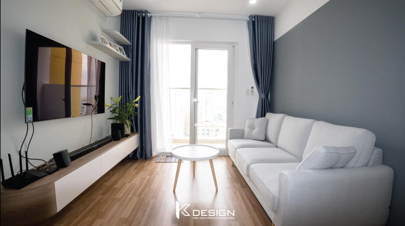 Nội thất căn hộ 2 phòng ngủ tại Diamond Riverside quận 8