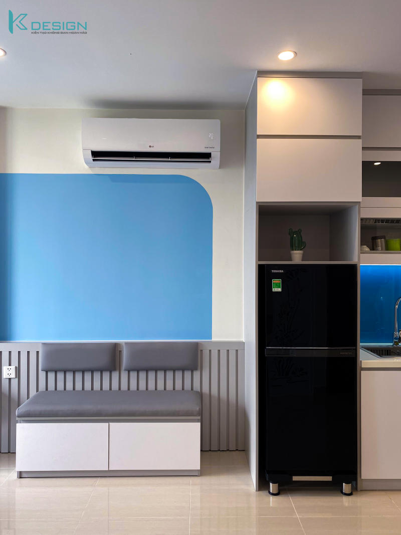 Dự án thi công nội thất căn hộ Vinhomes Grand Park 1 phòng ngủ + 1