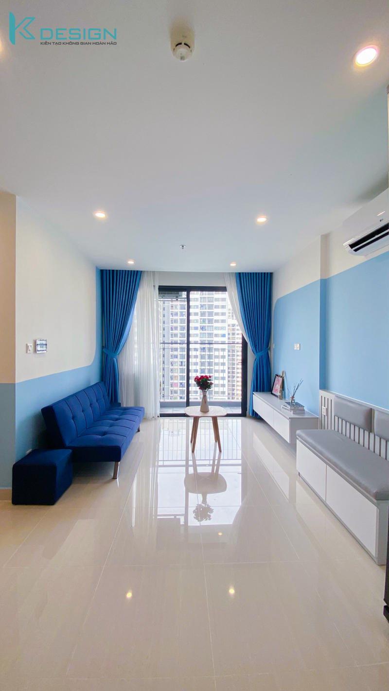 Dự án thi công nội thất căn hộ Vinhomes Grand Park 1 phòng ngủ + 1